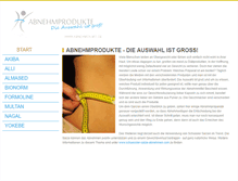 Tablet Screenshot of abnehmen-mit.de
